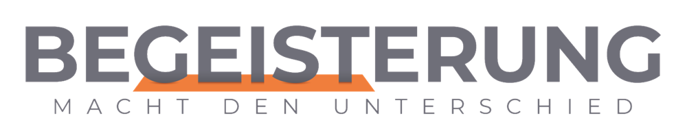 Logo BEGEISTERUNG macht den Unterschied, STRUPAT.KundenBegeisterung